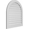 Ekena Millwork Round Top Surface Mount PVC Gable Vent: Functional, w/ 3-1/2"W x 1"P Standard Frame, 34"W x 38"H GVPRT34X3801SF - alternate 5
